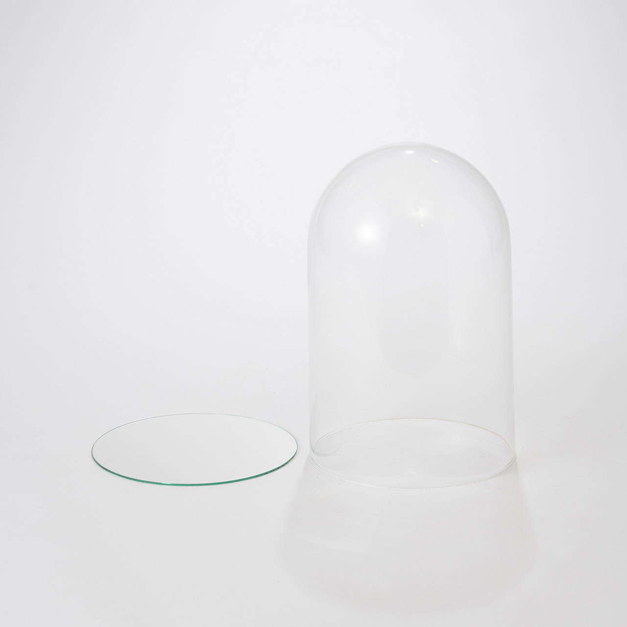 ドームグラス15×23　（丸板ガラス付き）　花器　ガラスドーム　GLT37121
