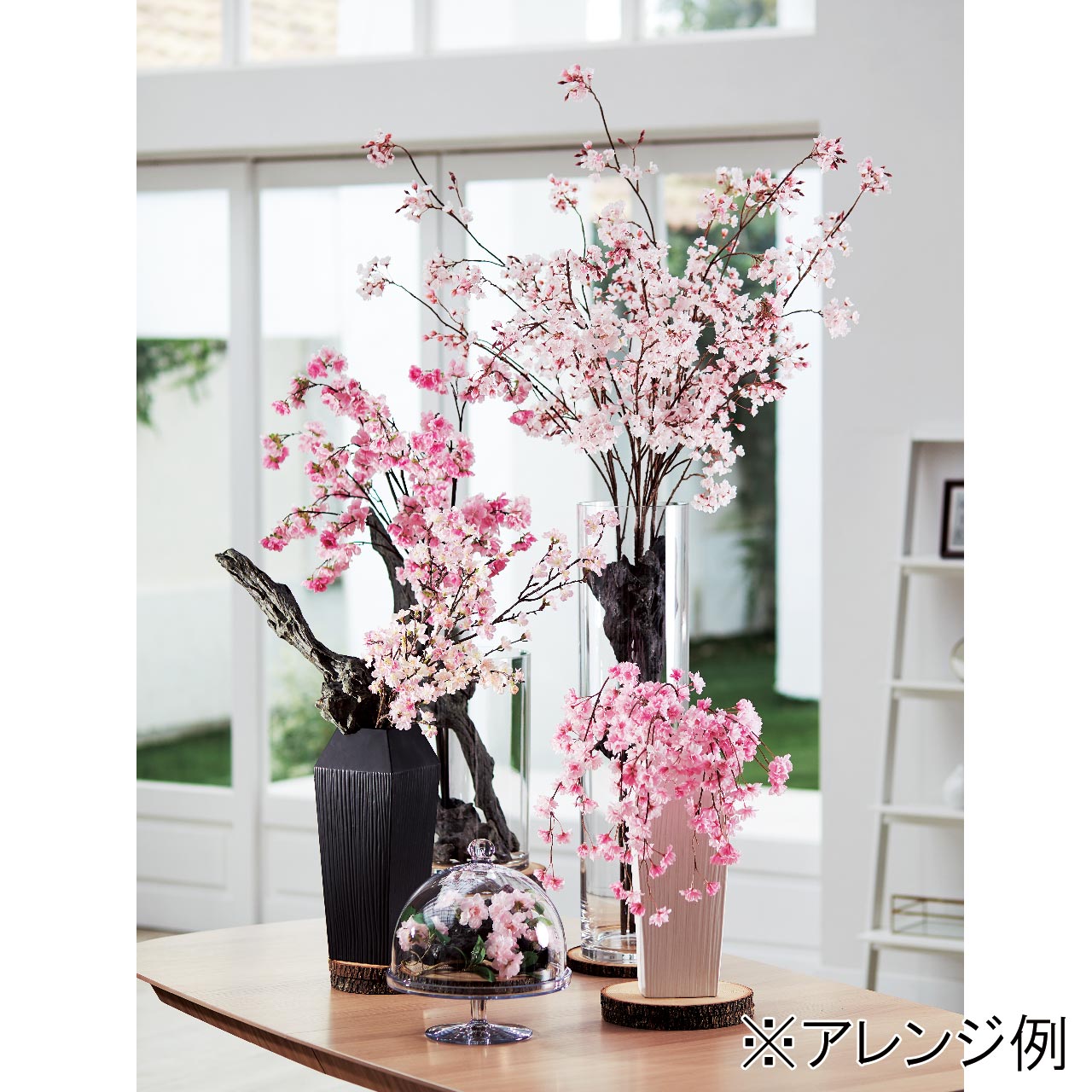 【今季完売】MAGIQ　ひめ桜バイン　ピンク　アーティフィシャルフラワー　造花　FM001720　桜