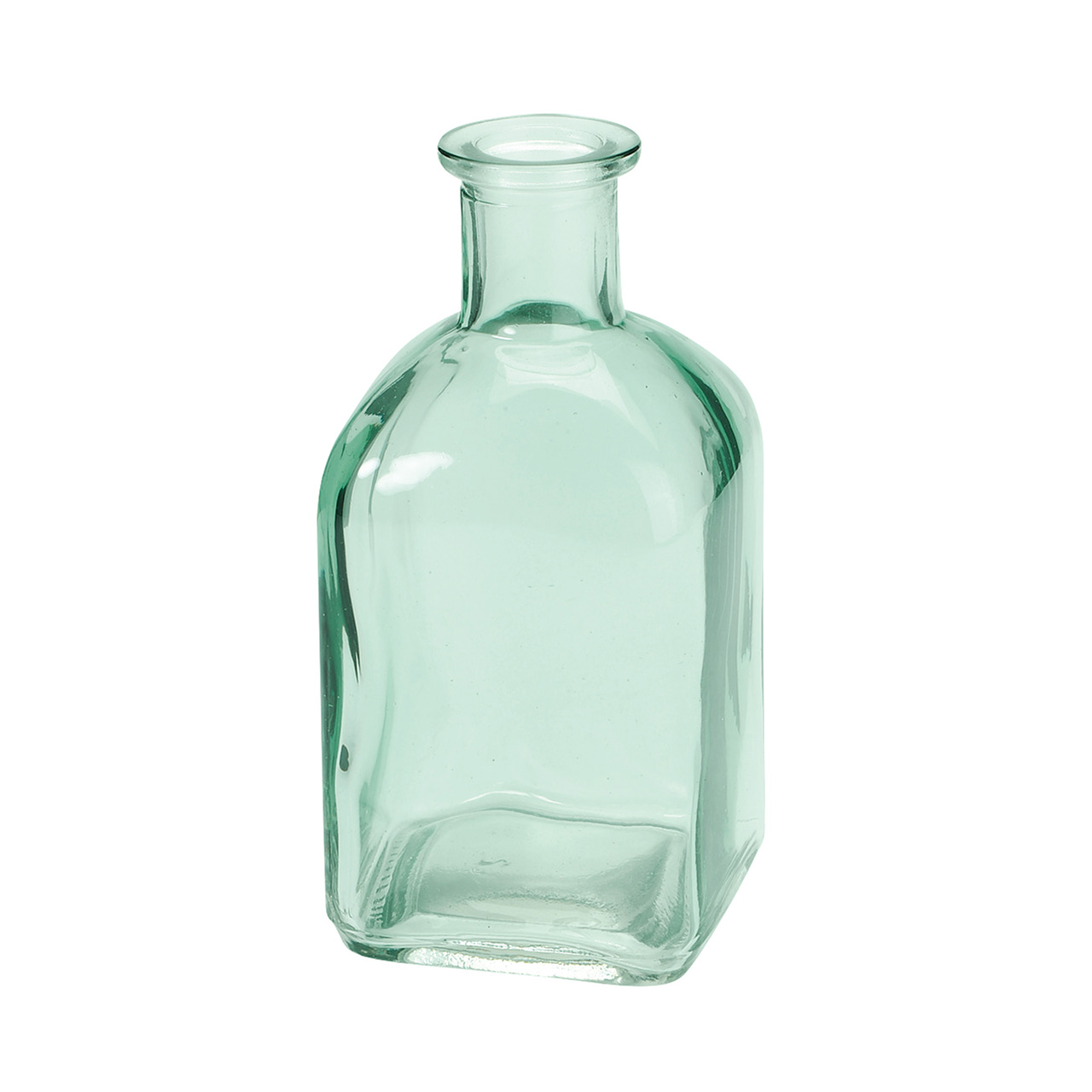 【完売品】セレーナ スクエアボトル S　グリーン　花器　GG006020-023　ガラス