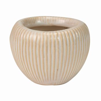 ポルテ　ホワイト　花器　ベース　陶器　CX000593-001