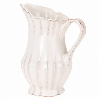 【完売品】クレイ　ノーマL　ホワイト　花器　ベース　陶器　CC120482-100