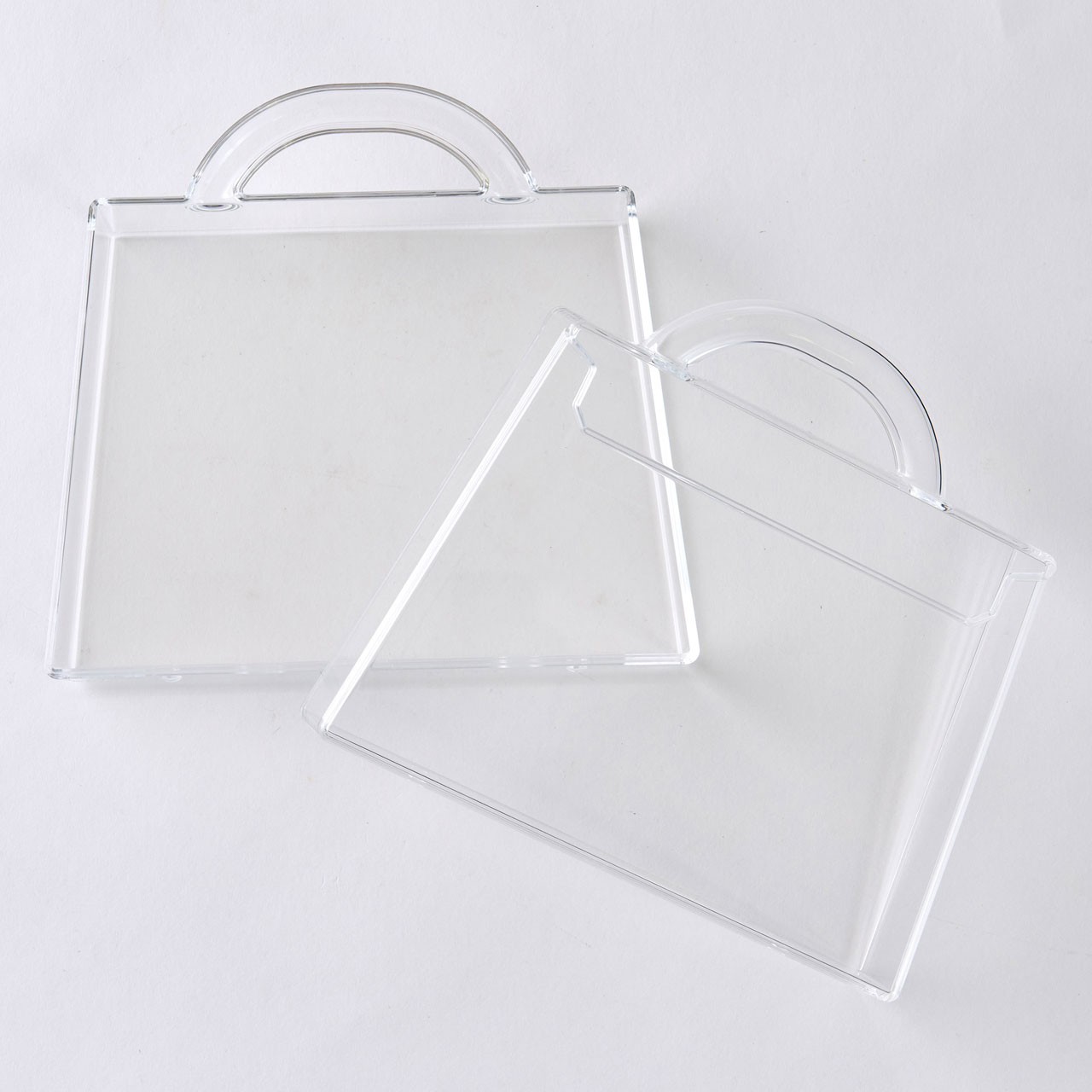 ベリッシモ　クリア　バッグ型クリアケース　花器　ベース　プラスチック　樹脂　GH0HC104-0CL