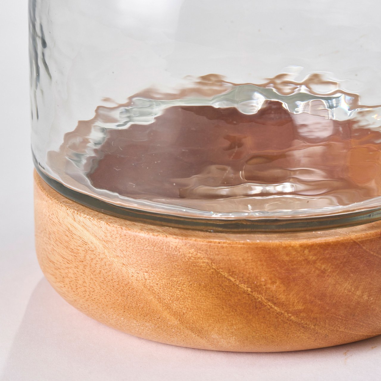 シナリー　ウッド＆ガラスベース　ドームS　花瓶　花器　ベース　KM922804