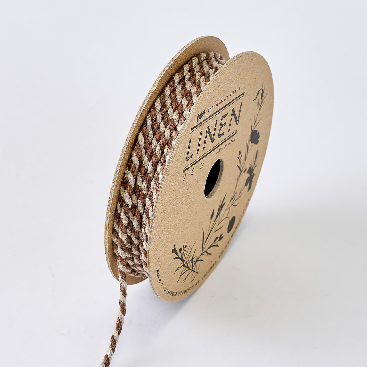 東京リボン　リネン・コードツイスト　3mm　#3　1巻　コード　包装資材　コード　紐　ロープ　RT047451-003