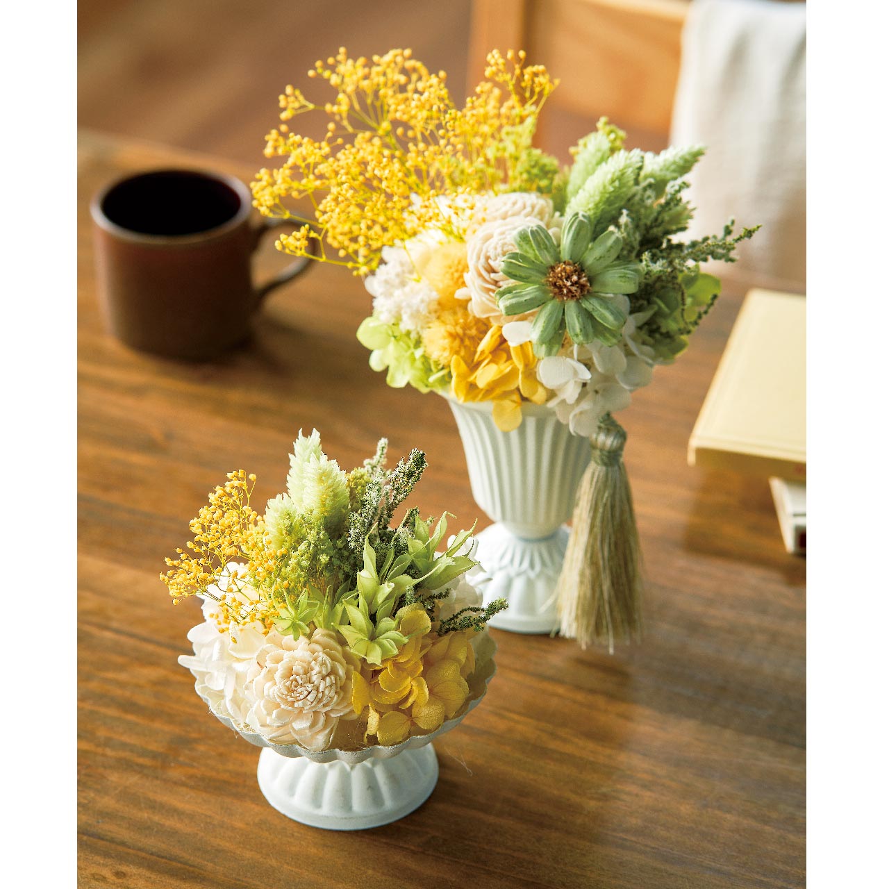 マイフラ】 通販/アンティークブリキミニコンポート10 ホワイト 花器 KA540010-00W ブリキ(ホワイト):  花器・花瓶・フレーム・天然素材ベース/全国にMAGIQ、花器、花資材などをお届けします。