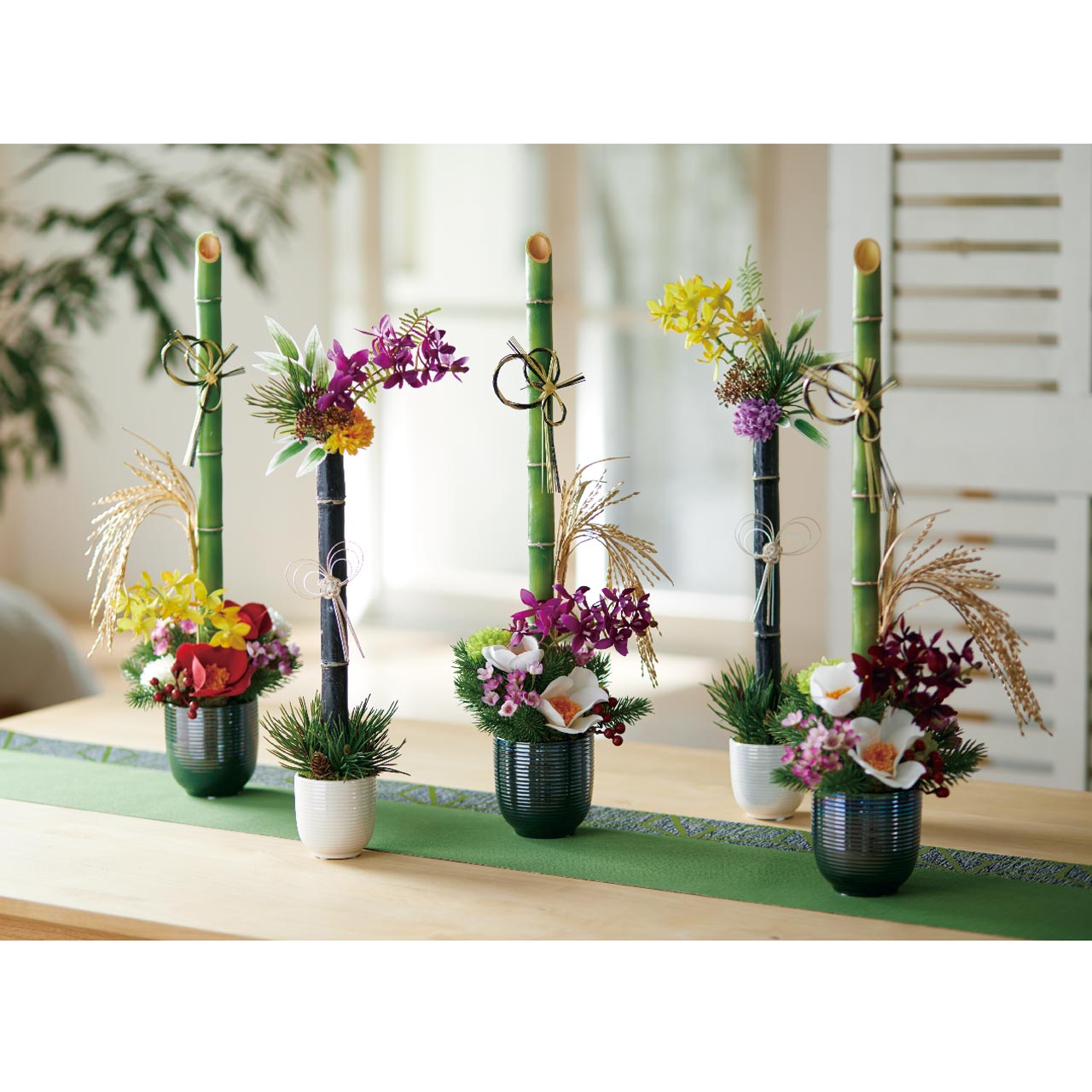 花瓶 花器 フラワーベース アレンジメント 観葉植物　バンブー