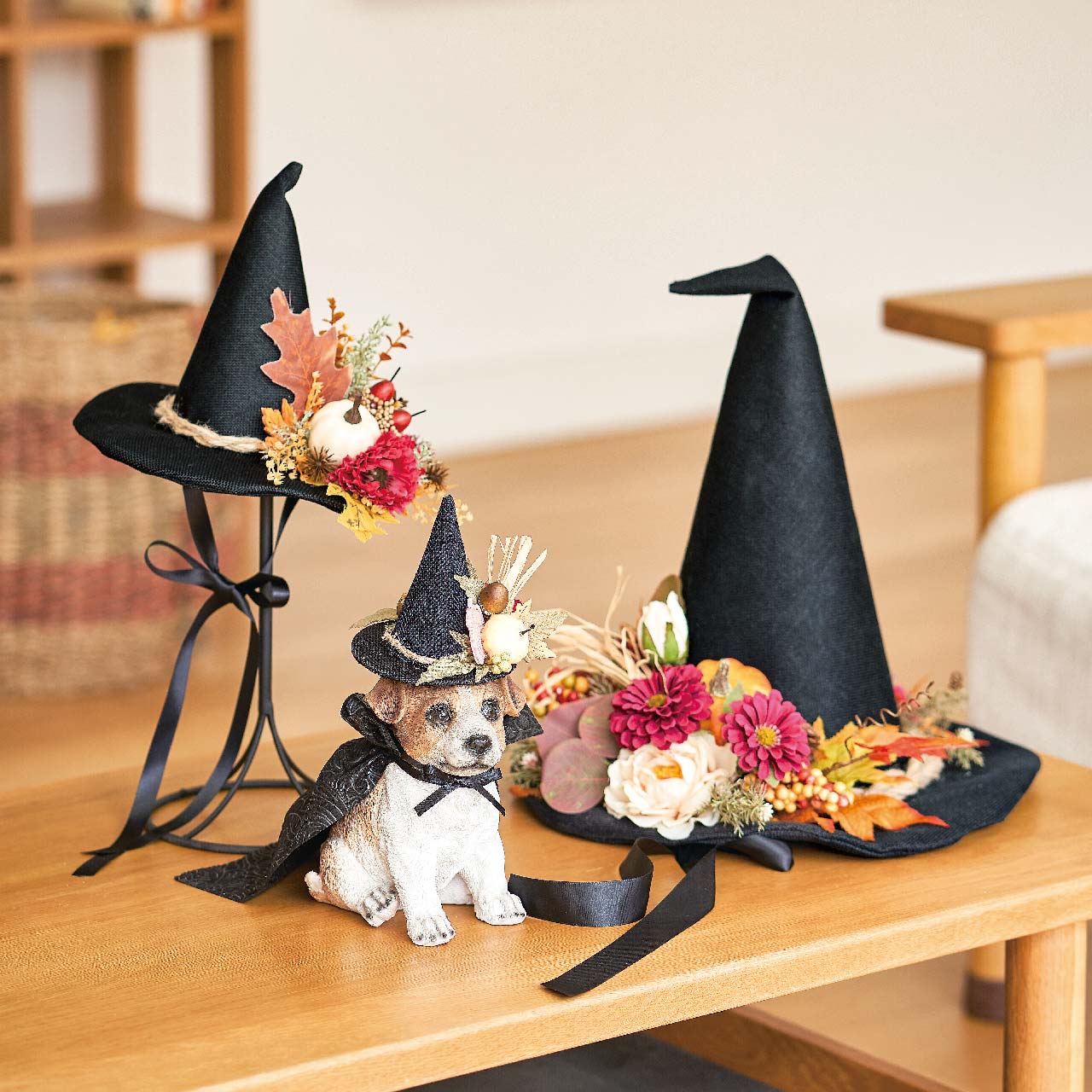 【今季完売】ブラックハット　ハロウィン　かぼちゃ　デコレーションパーツ　HW005452