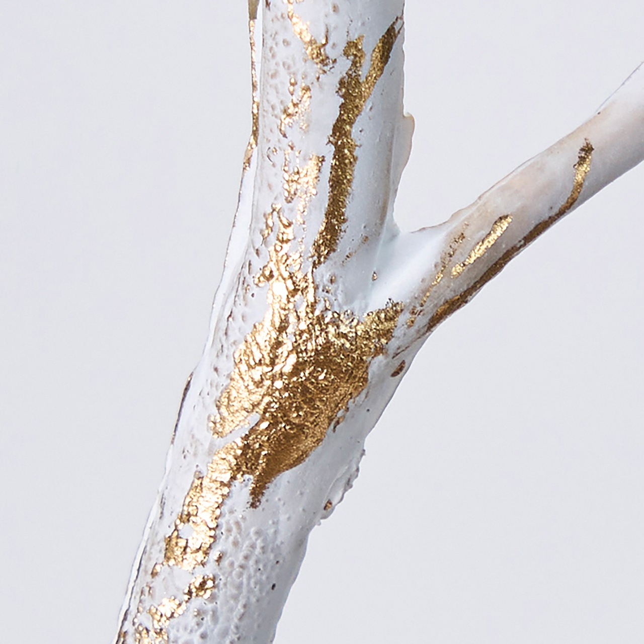 MAGIQ　ブラッシュマンザニータ　ホワイト／ゴールド　アーティフィシャルフラワー　造花　枝もの　FX003380-001