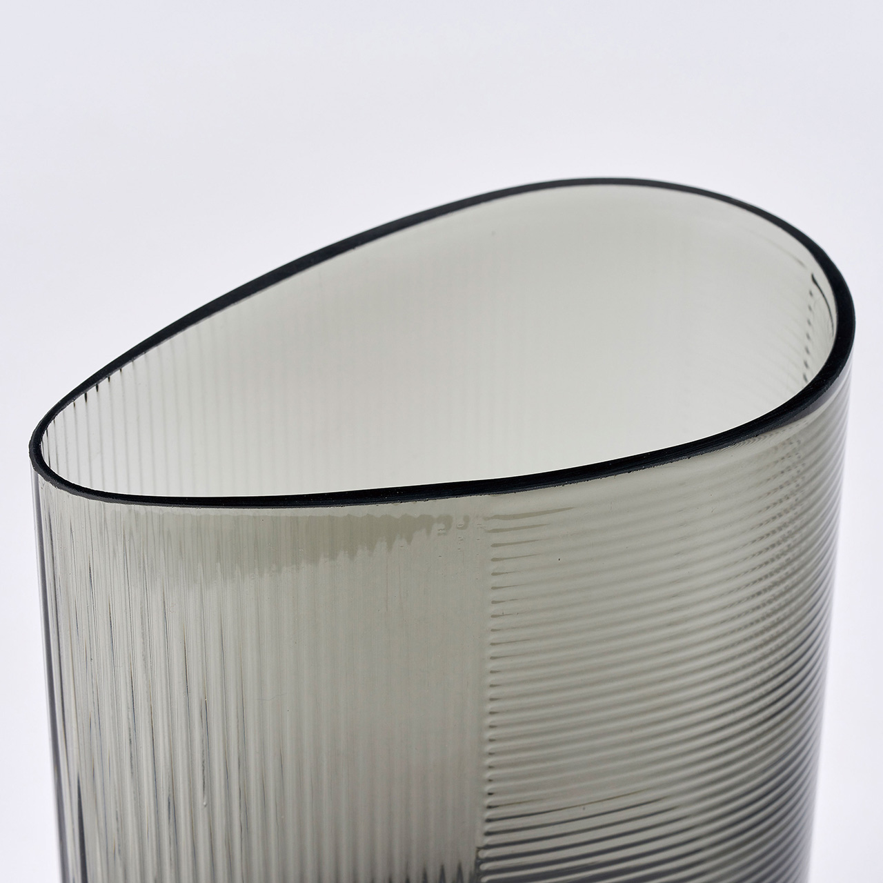SEVA　リーバガラス20　グレー　花瓶　ガラス　花器　ベース　GW000260-015
