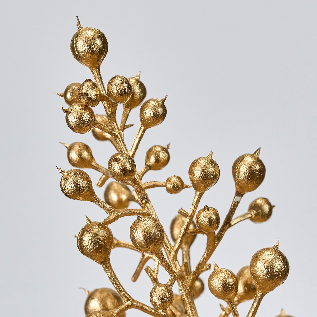 【今季完売】MAGIQ　ゴールドミルベリーピック　ゴールド　1束　アーティフィシャルフラワー　造花　実もの　ベリー　FJ000913