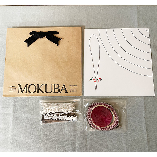 【完売品】MOKUBAで作るリボンツリーキット（ピンク）　アレンジキット　ML039312　MOKUBAリボン　キット