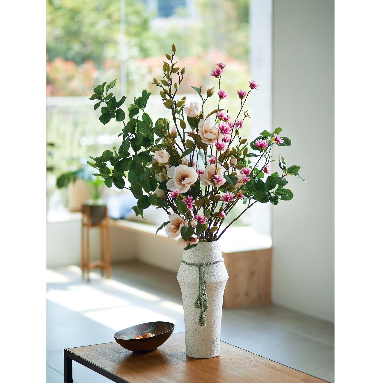 クレイ　ZARA　マットホワイト　花瓶　花器　陶器　CC190078-101