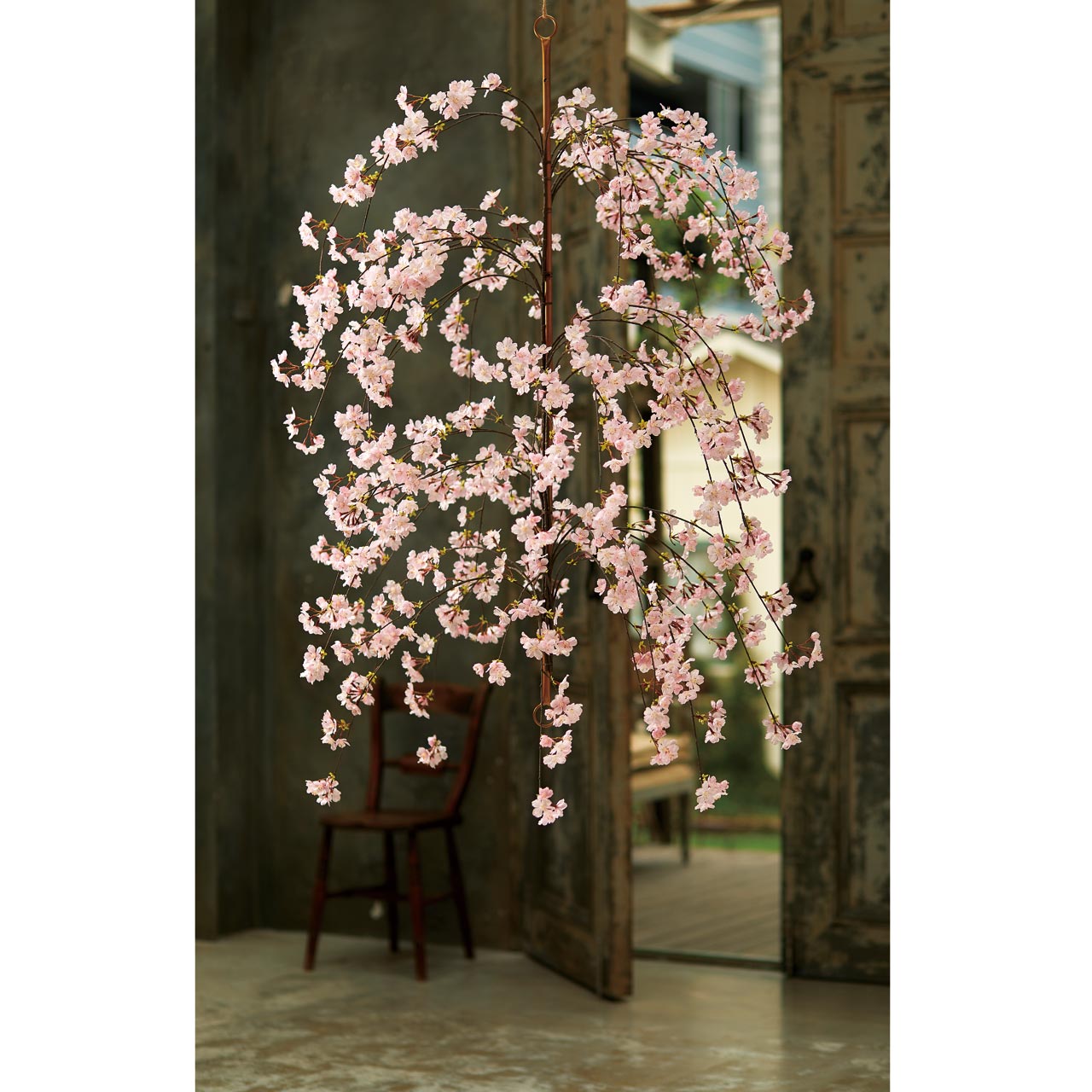 【今季完売】MAGIQ　薄紅の桜　バイン　ピンク　アーティフィシャルフラワー　造花　さくら　FM007075