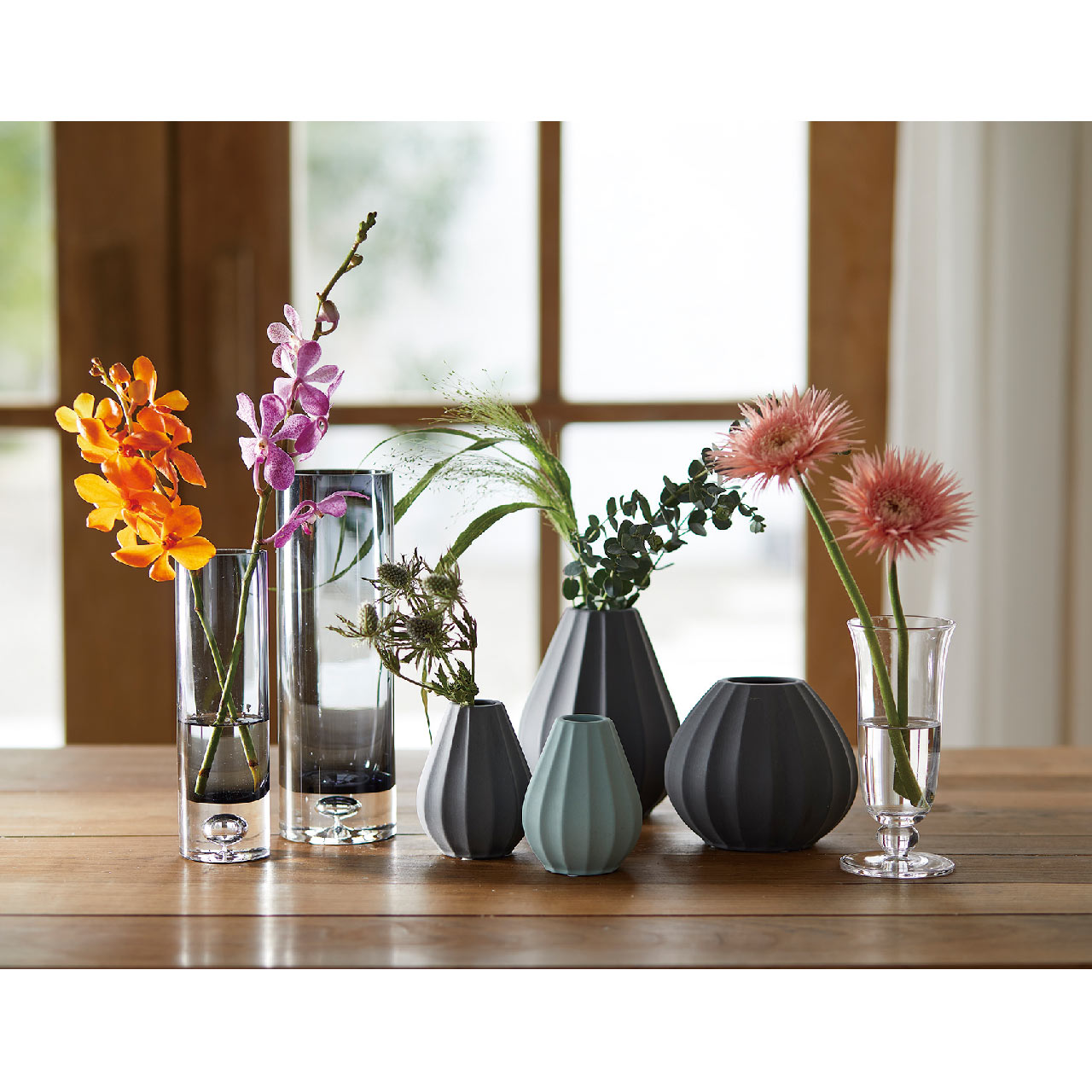 花瓶花器 - ガラス