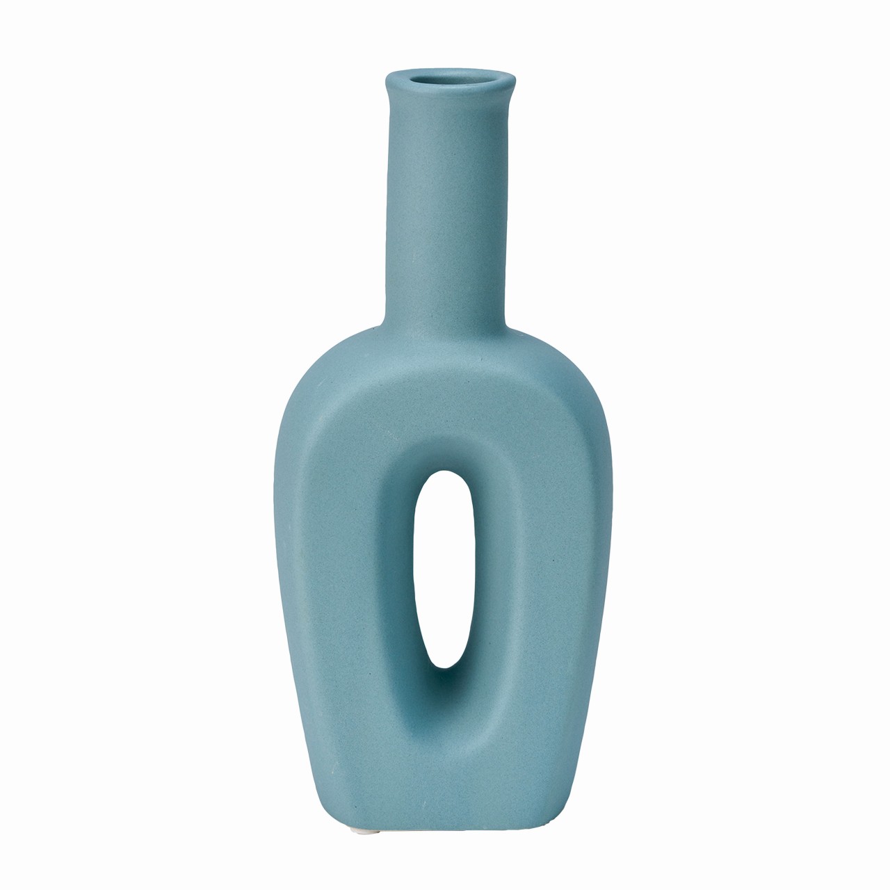 PORCELAIN　アトレ　トール　ブルー　花器　ベース　ガラス　SI107994-0BL