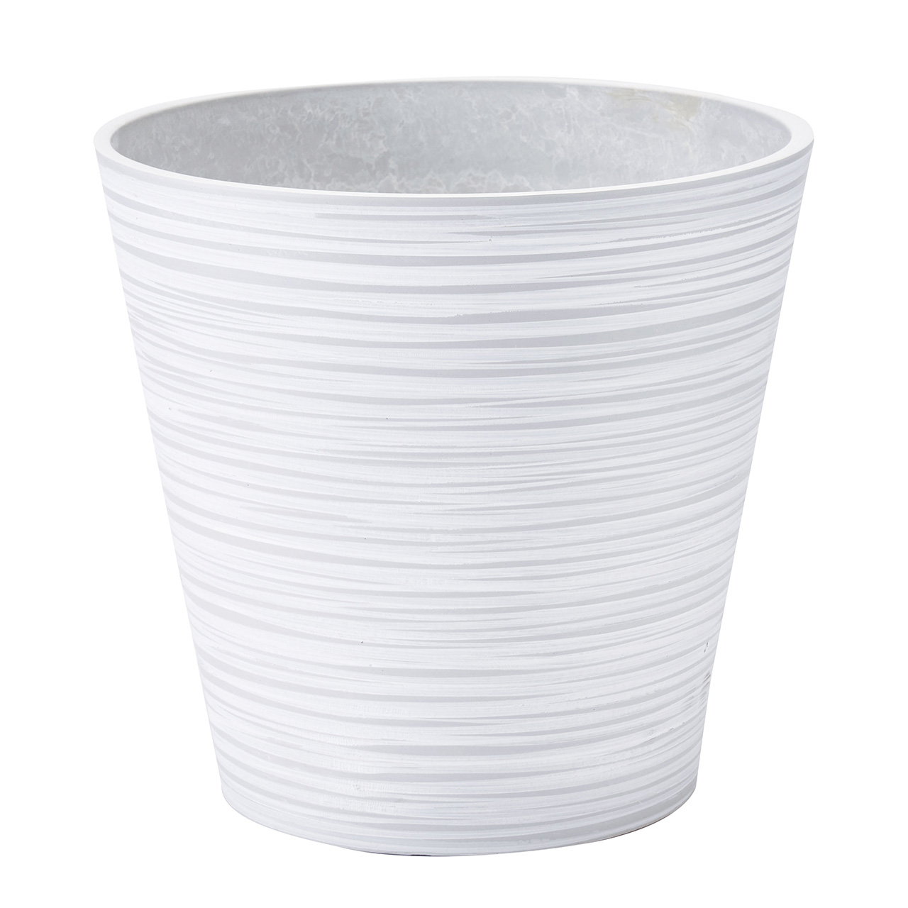 エコフレンドリーポット40　ホワイト　花器　ベース　リサイクル素材　鉢カバー　CD004038-001
