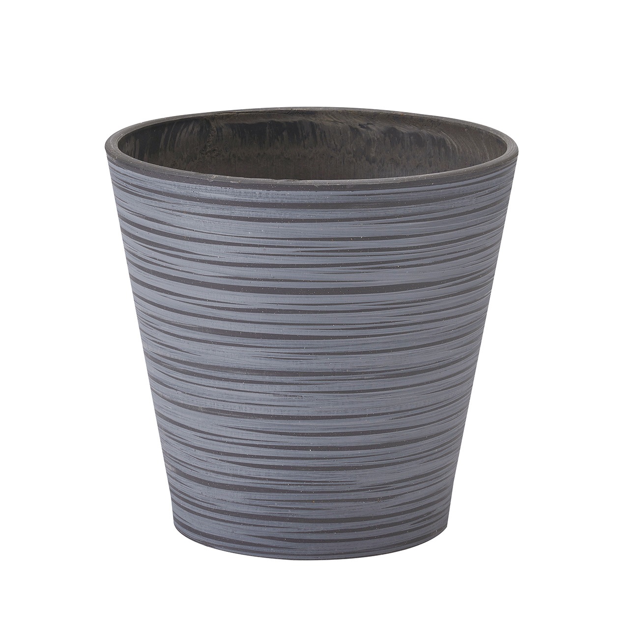エコフレンドリーポット31　ライトチャコール　花器　ベース　リサイクル素材　鉢カバー　CD003129-015