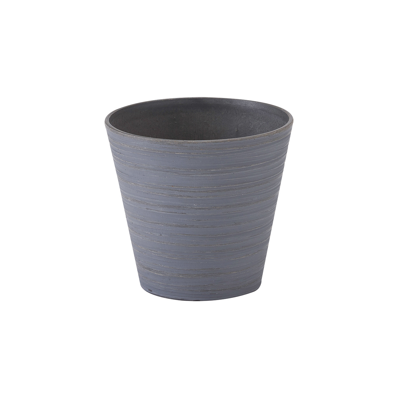 エコフレンドリーポット18　ライトチャコール　花器　ベース　リサイクル素材　鉢カバー　CD001817-015