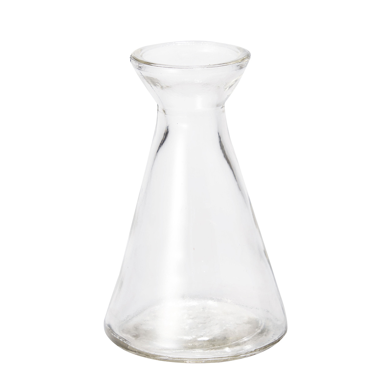 ミニフラワーベース　クリア　花瓶　花器　6コ入　リサイクルガラス　サステナブル　CD00GL16-0CL