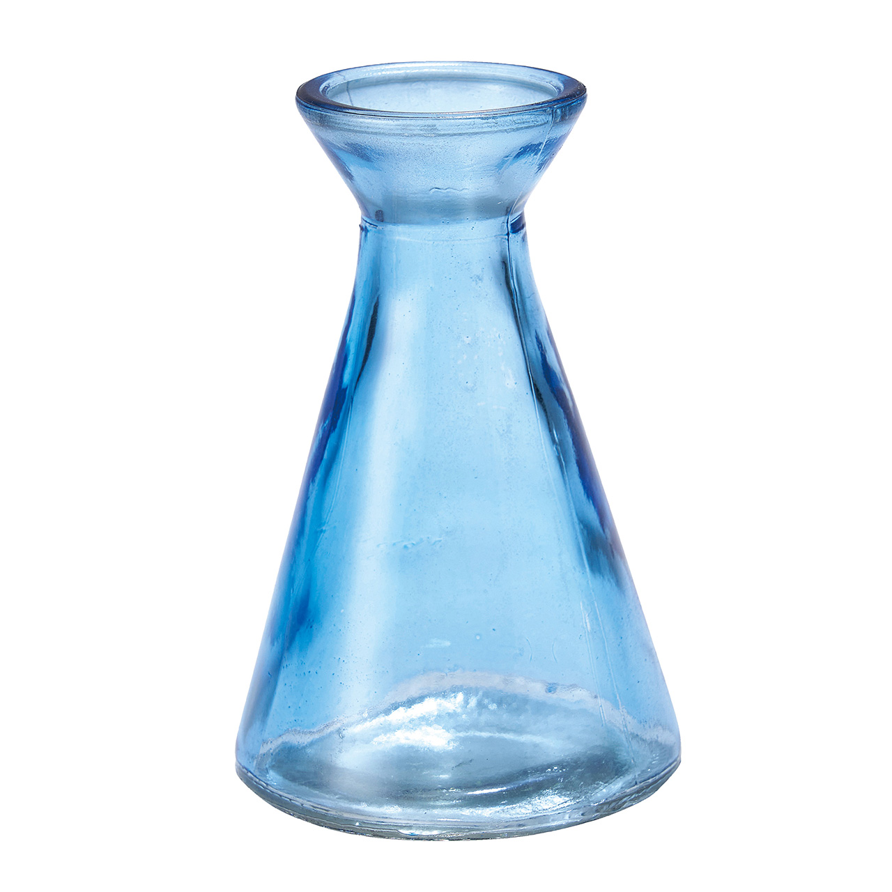ミニフラワーベース　ブルー　花瓶　花器　6コ入　リサイクルガラス　サステナブル　CD00GL16-0BL