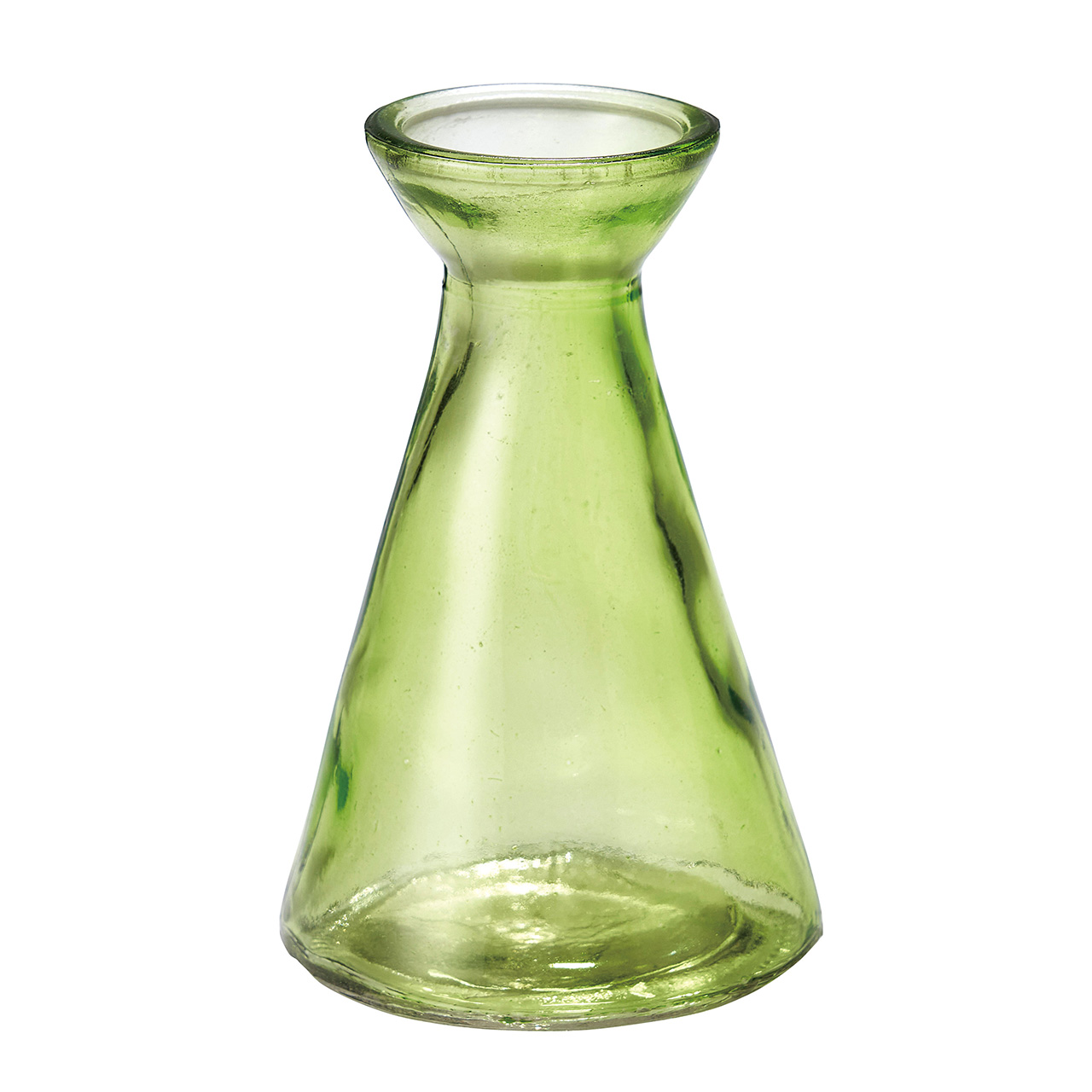ミニフラワーベース　グリーン　花瓶　花器　6コ入　リサイクルガラス　サステナブル　CD00GL16-0GR