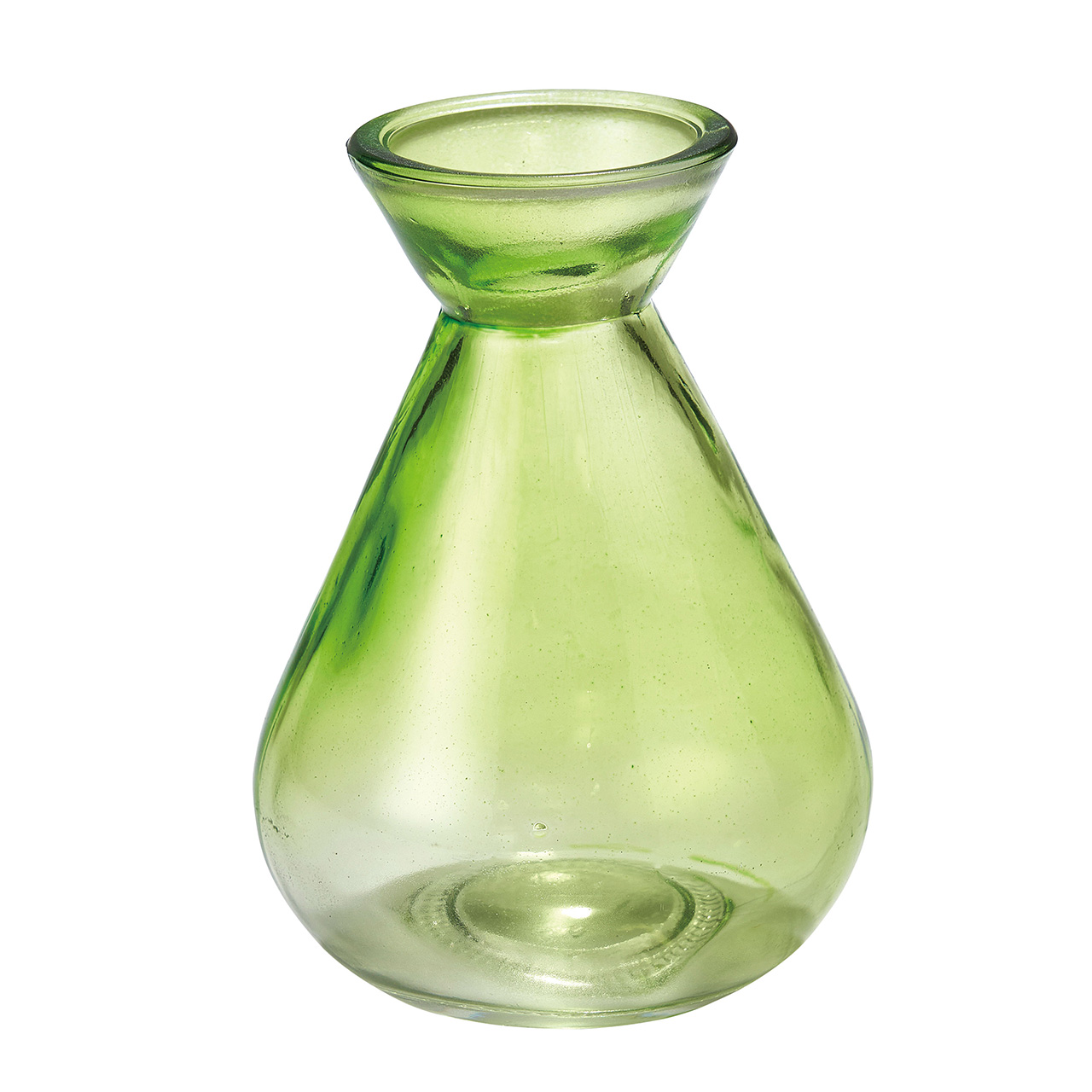 ミニフラワーベース　グリーン　花瓶　花器　6コ入　リサイクルガラス　サステナブル　CD00GL17-0GR