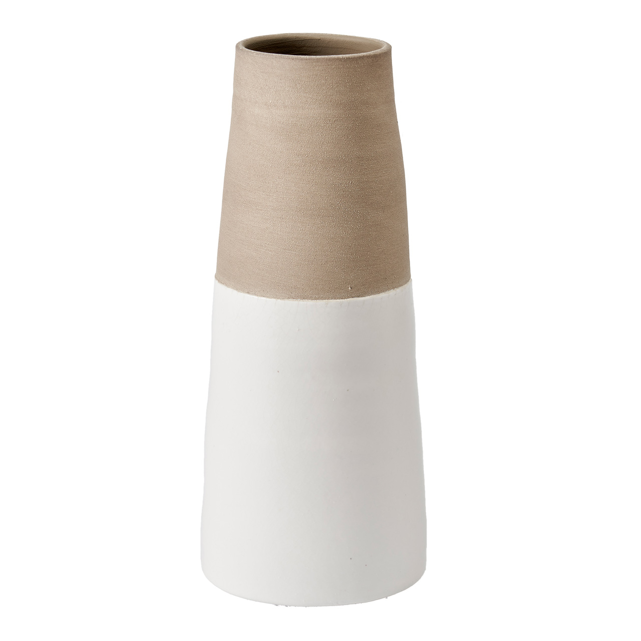 ロラン白L　WH　花瓶　花器　ベース　陶器　CW0CP030-0WH
