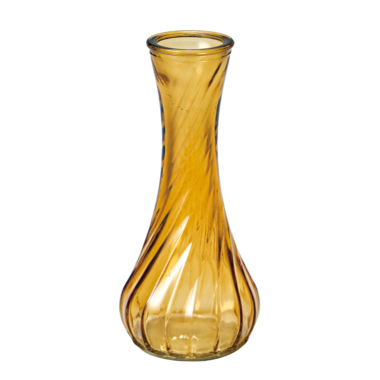 ジョリベース　イエロー　花器　12コ入　ガラス　花瓶　CLHT6953