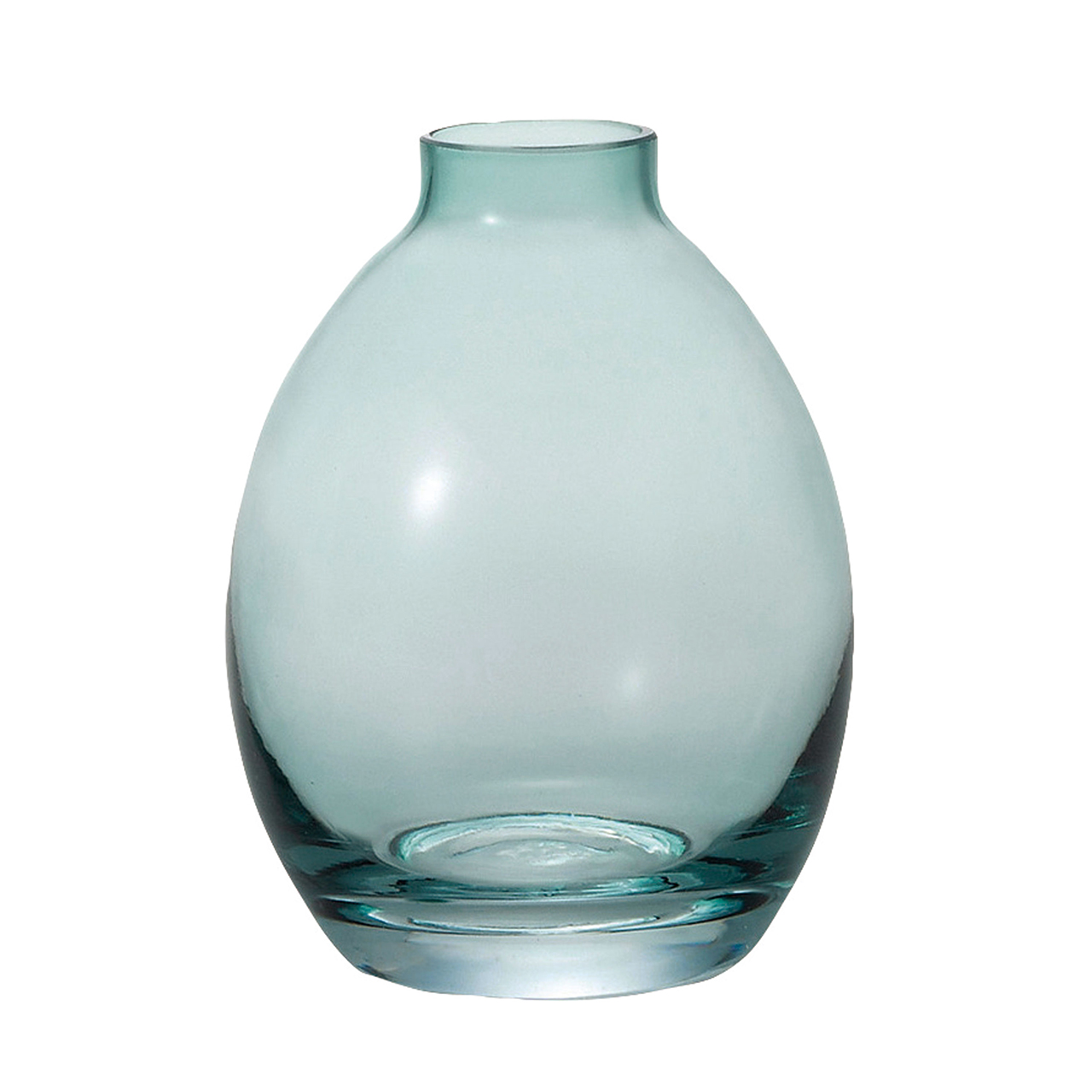 スモールベース　サイン　グレーグリーン　花瓶　花器　4コ入(1,320円/1コあたり)　ガラス　CLHT7493