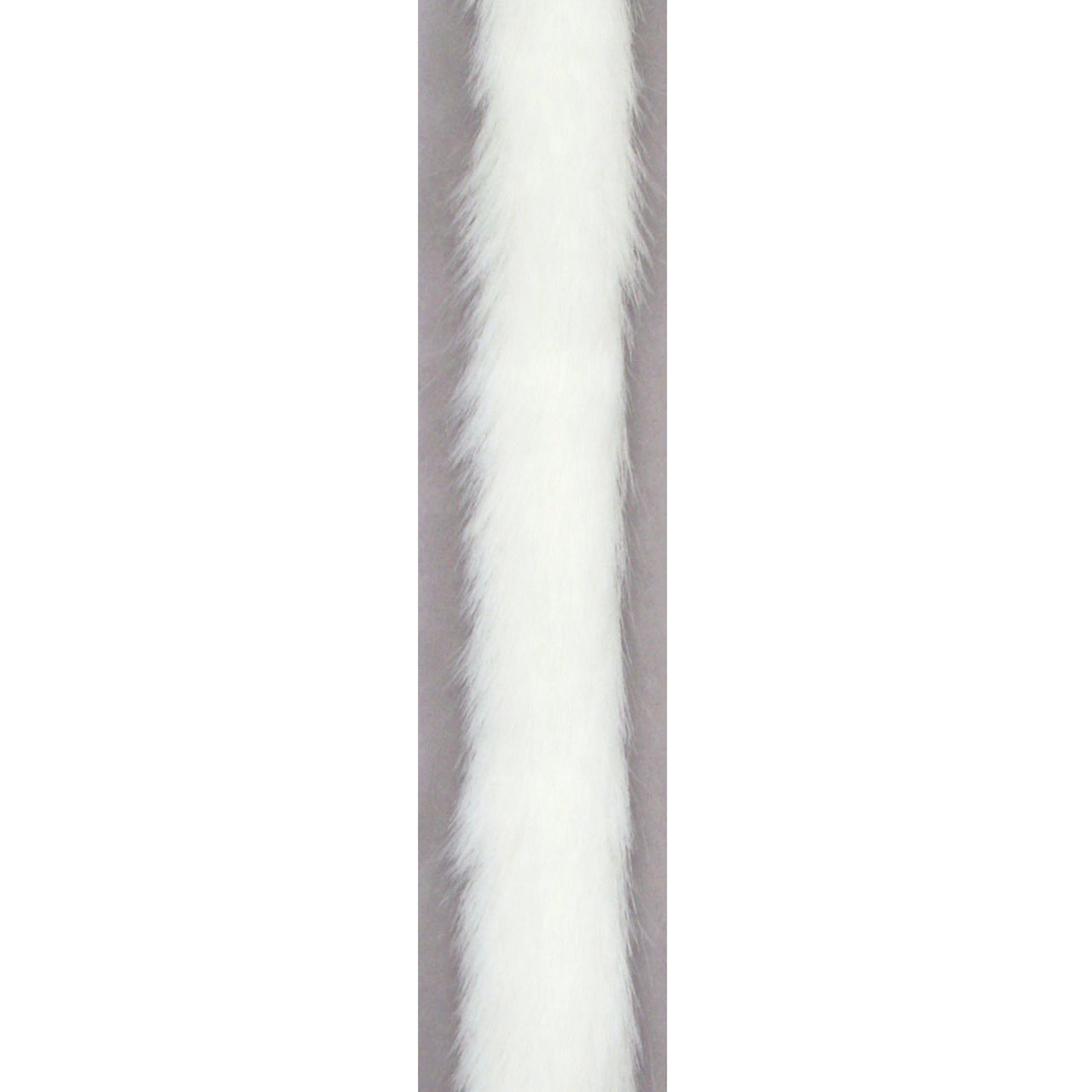 木馬リボン　フェイクファーテープ　15mm　ホワイト　包装資材　RO210015-002　1巻(2m)