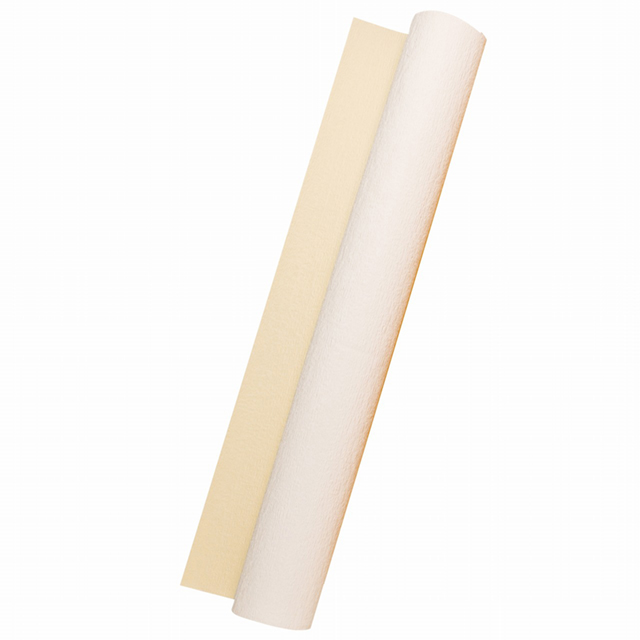 東京リボン　ビスクレープ　ホワイト／ミルク　包装資材　ラッピング　20ｍ　不織布　RT068570-023
