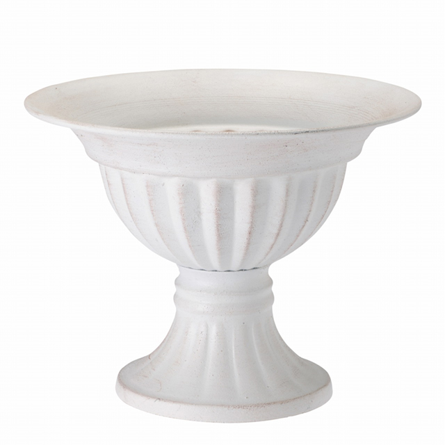 マイフラ】 通販/アンティークブリキポット 16 ホワイト 花器 KA540004-00W ブリキ(ホワイト):  花器・花瓶・フレーム・天然素材ベース/全国にMAGIQ、花器、花資材などをお届けします。