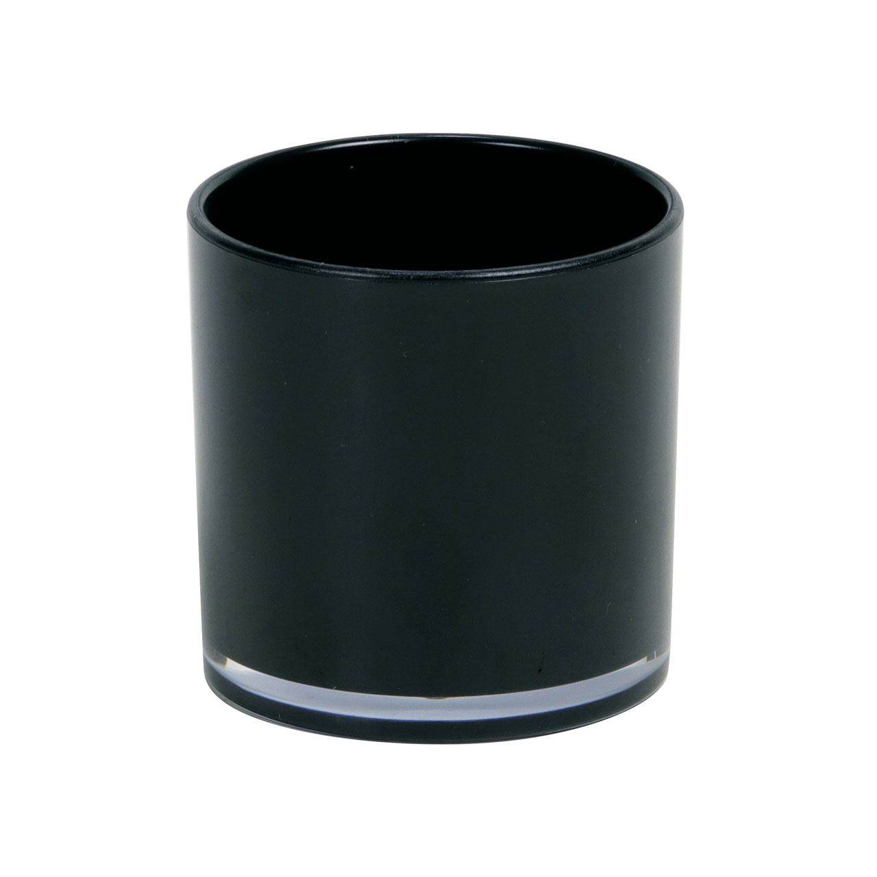 クレールClairアクリルポットM　ブラック　5コ　花器　ベース　プラスチック　樹脂　KA154001-00K