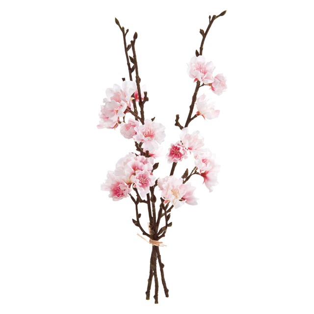 マイフラ】 通販/MAGIQ 八重桜の小束 ピンク アーティフィシャルフラワー 造花 サクラ FM009921(花径 約2～4×全長 約34×幅  約15cm ピンク): MAGIQ(アーティフィシャルフラワー 造花)/全国にMAGIQ、花器、花資材などをお届けします。