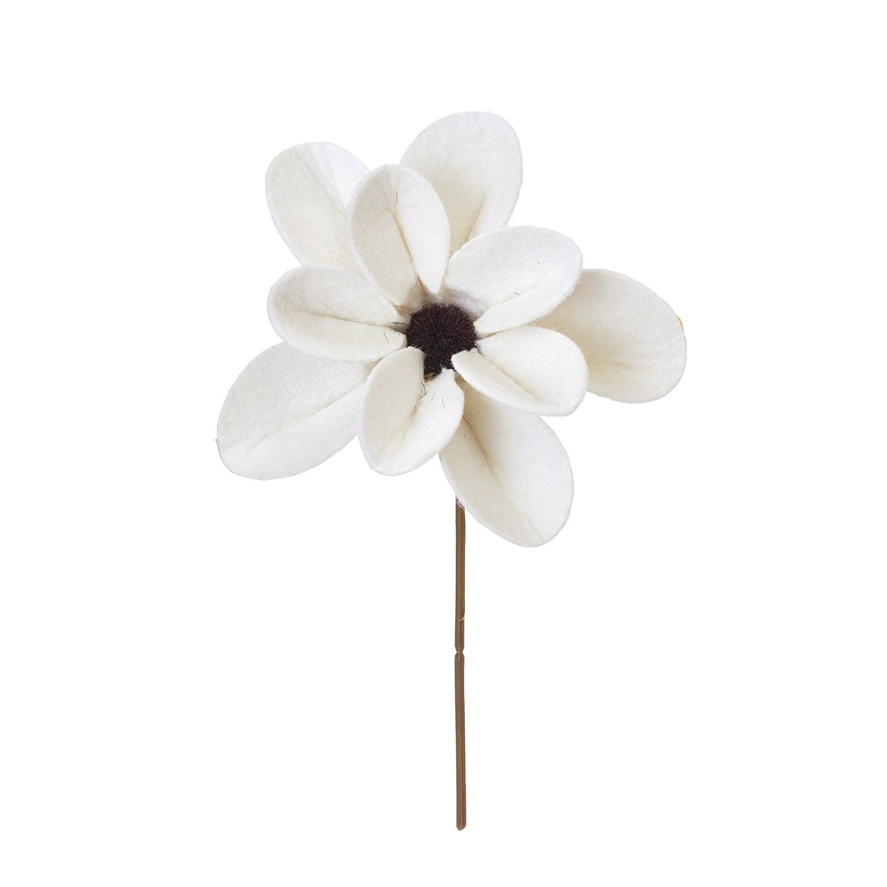 マイフラ 通販 Magiq フェルトガーデニアピック ホワイト アーティフィシャルフラワー 造花 Fx 花径9 5 長さ 約15cm ホワイト Magiq アーティフィシャルフラワー 造花 全国にmagiq 花器 花資材などをお届けします