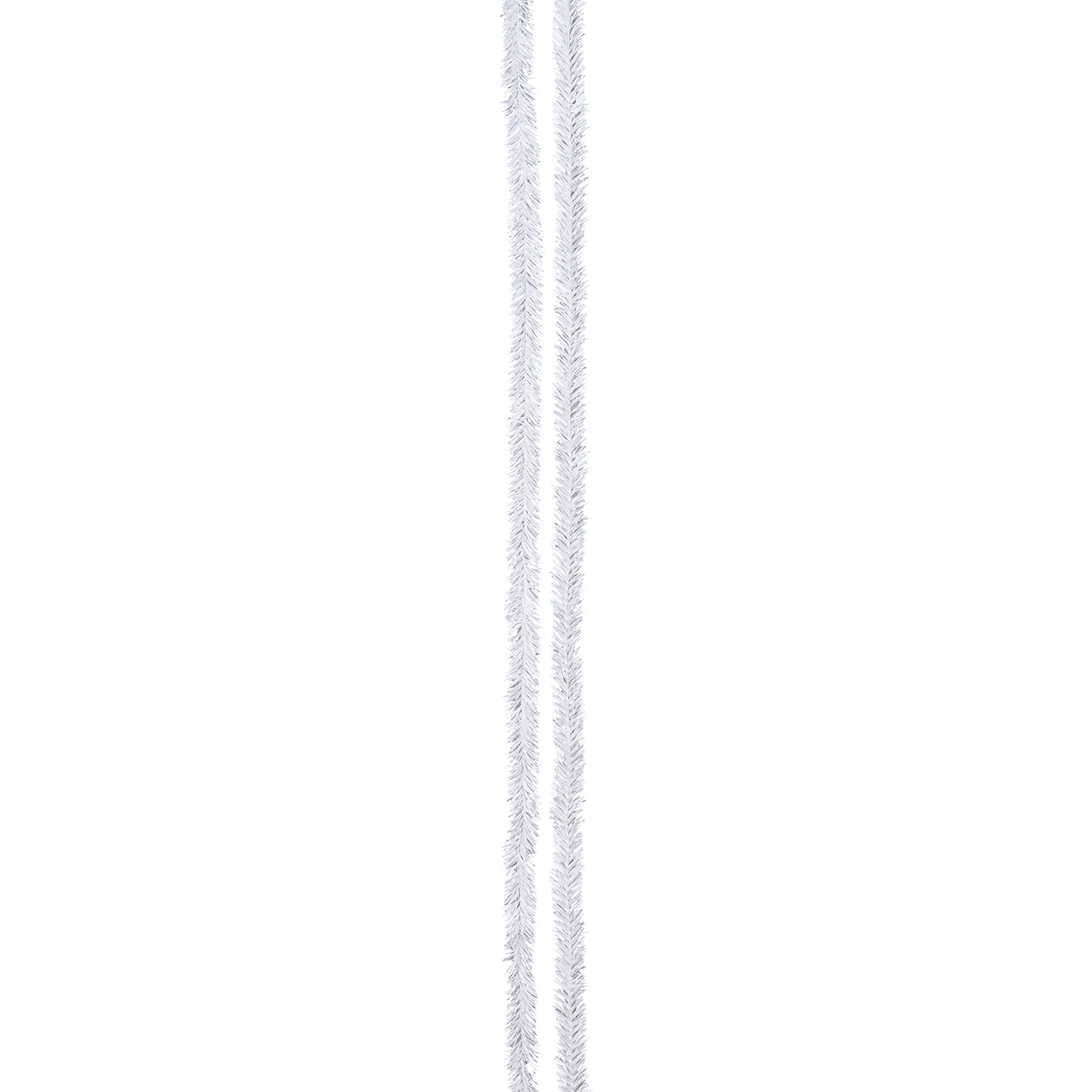 MAGIQ　ホワイトデコールガーランド18F　イリデッセント　アーティフィシャルフラワー　造花　松　パイン　XV009602
