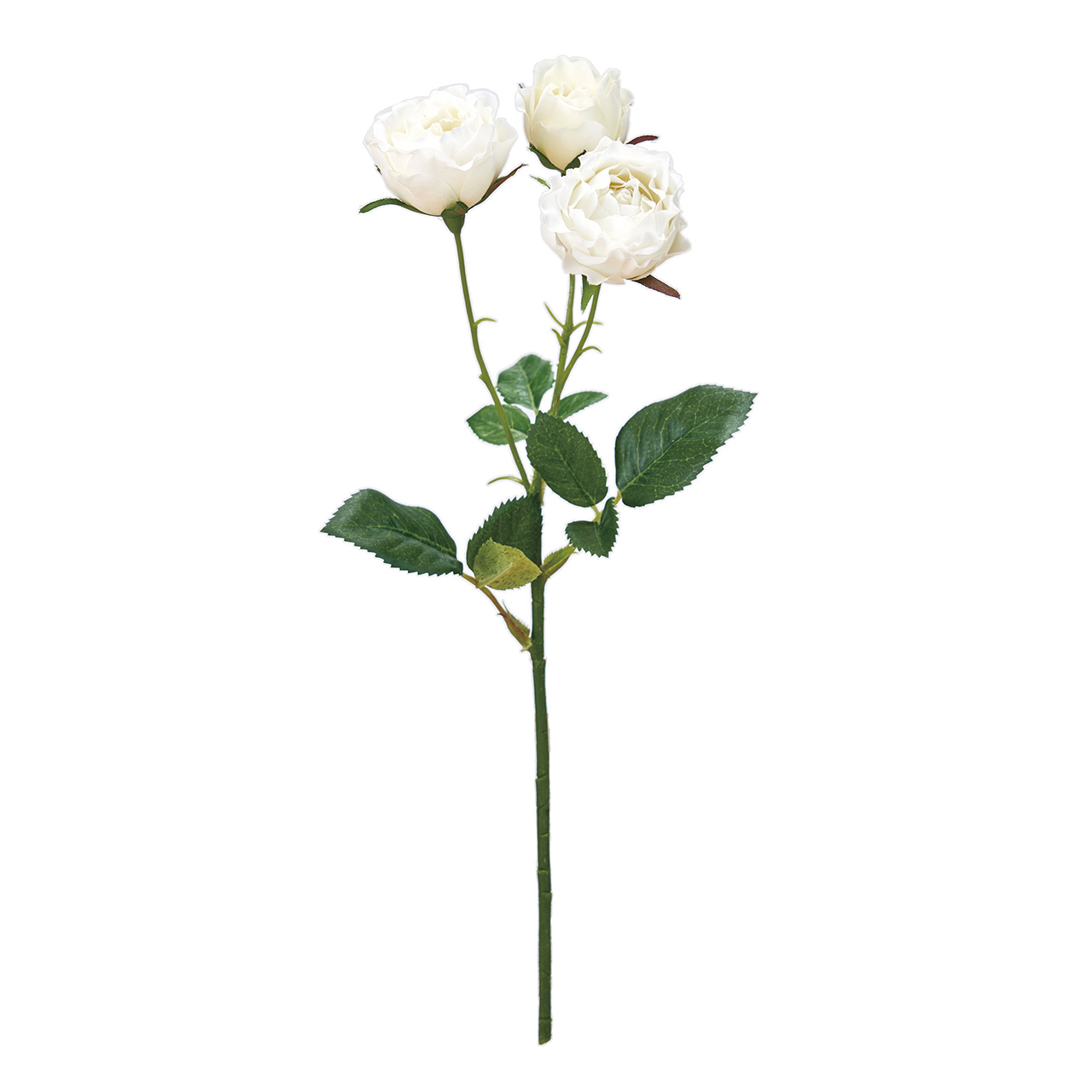 MAGIQ　プリマディローズ　ホワイト　アーティフィシャルフラワー　造花　ローズ　バラ　エシカル　サステナブル　FM300292-001