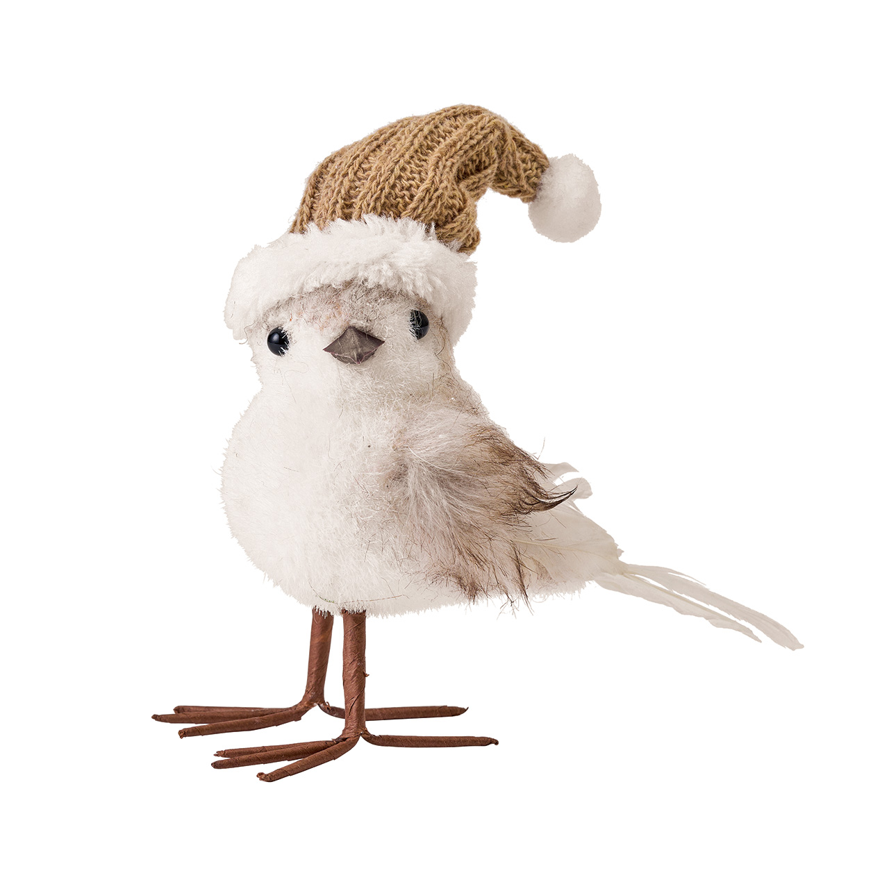 クリスマス リース　ラメ　グリッター　冬　小鳥
