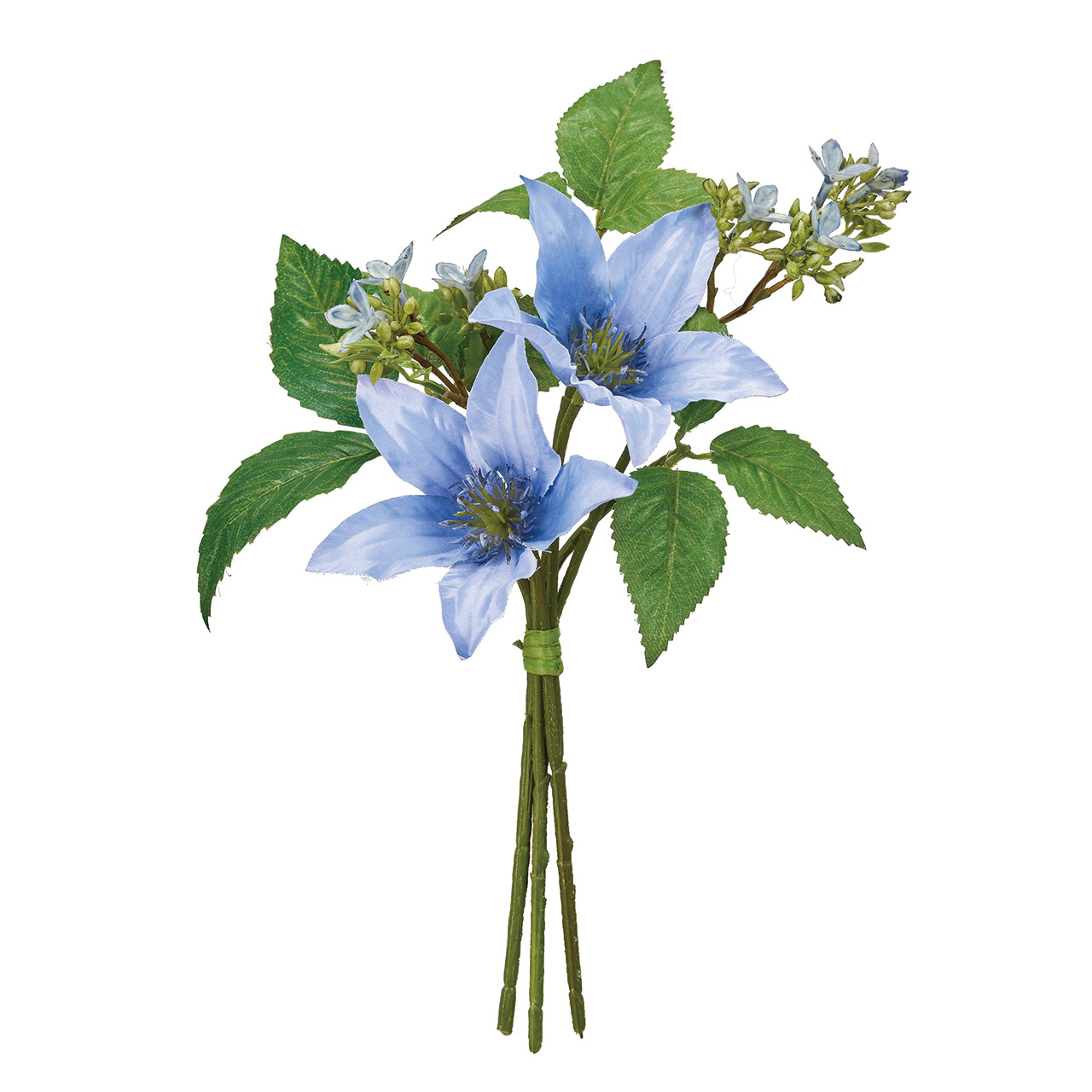 MAGIQ　セリーヌクレマチスブーケ　ブルー　アーティフィシャルフラワー　造花　クレマチス　FM001224-005