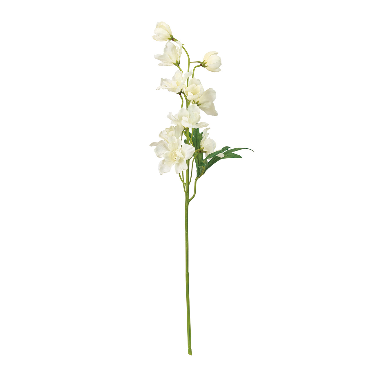 MAGIQ　サザンデルフィニウム　クリームホワイト　アーティフィシャルフラワー　造花　デルフィニウム　FM002074-001
