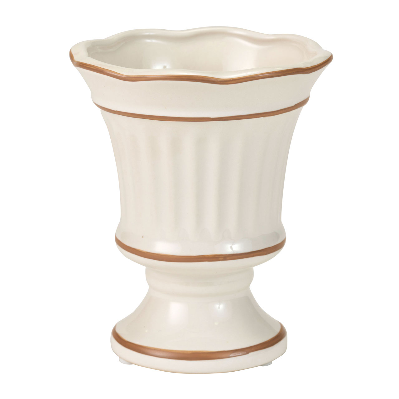 アンナ　ホワイト　花器　ベース　陶器　CX000409-001
