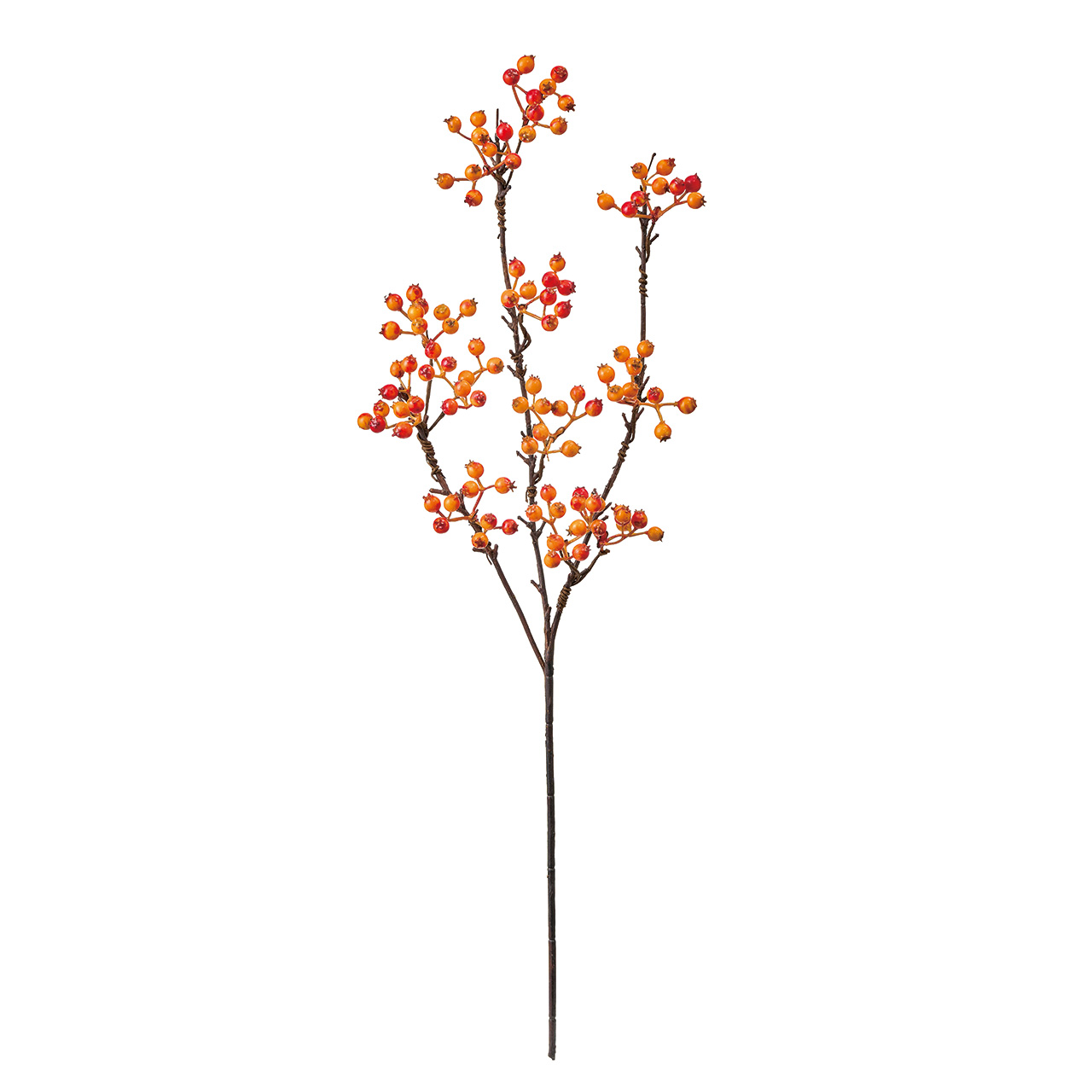 MAGIQ　フルーリーベリー　オレンジ　アーティフィシャルフラワー　造花　実もの　ベリー　FM000525-009