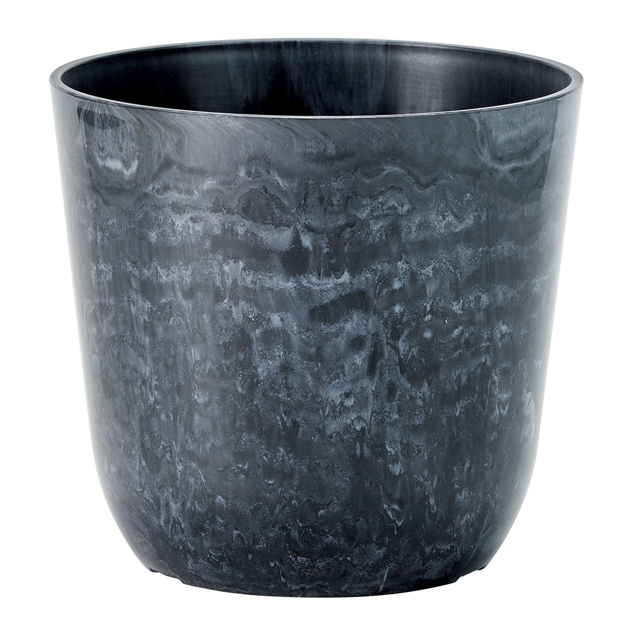 ロクヨンポット　マーブル26　マーブルブラック　花器　ベース　環境にやさしい　鉢カバー　プラスチック　GS006402-020