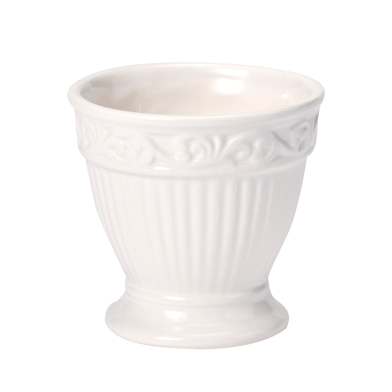 クレイ　entasis　8φ7.5H　ホワイト　花器　ベース　陶器　CC344174-100