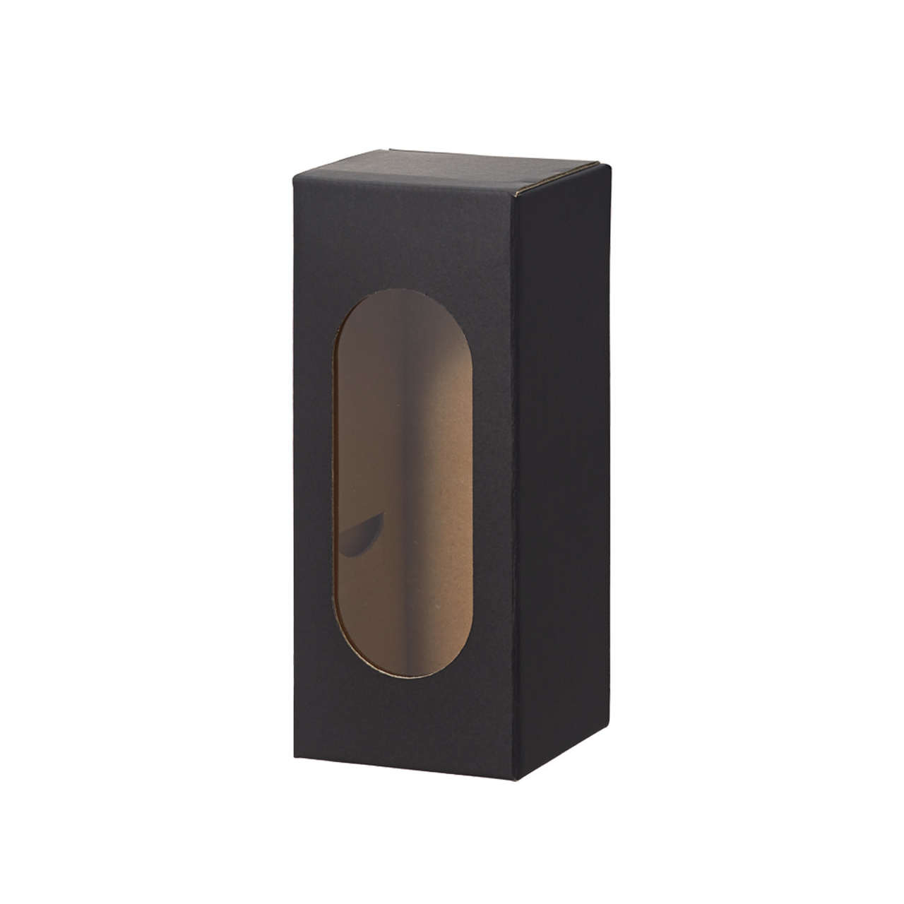 【完売品】クレイ　cardboardbox　8.5□21H　BLACK　ガラスケース　ギフトボックス　花器　ベース　CC960509-800