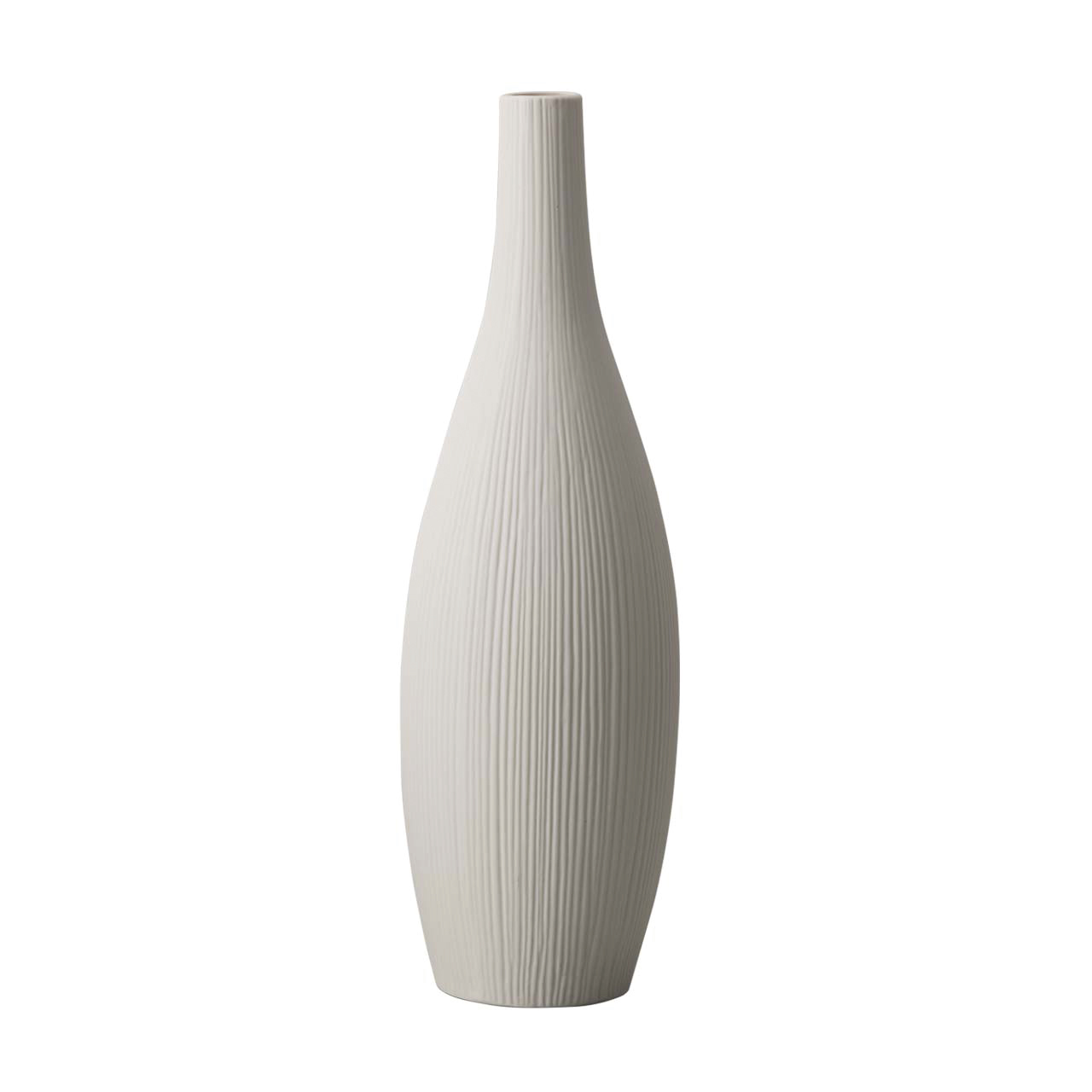 【完売品】クレイ　bulbo　14φ46H　MATT WHITE　花瓶　陶器　花器　インテリアベース　CC171815-101