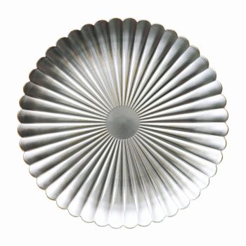 リンカ　シルバー　花器　ベース　プレート　プラスチック　ND045575