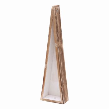 バトン三角・大　ナチュラル　花器　ベース　ナチュラル素材　木製　ナチュラルベース　ND045683
