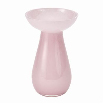 ミルキーGLASS　フラワーベース　コル　ピンク　花瓶　花器　ガラス　SI107897-0PK