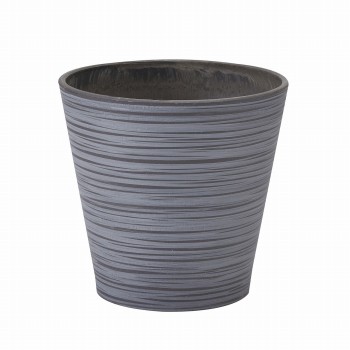 エコフレンドリーポット31　ライトチャコール　花器　ベース　リサイクル素材　鉢カバー　CD003129-015